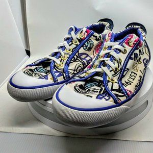 Womens Coach Barrett Poppy Sneakers Navy SIZE 8.5
